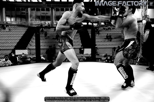 2022-05-07 Milano in the Cage 8 06706 David Da Silva-Eddy Biba - MMA 70kg